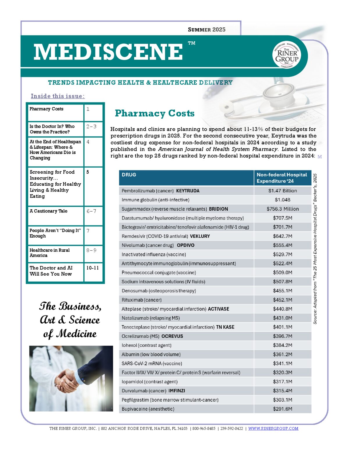 MEDISCENE – Summer 2025 — first page